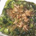 amm46's cooksnap of when they made あと1品！小松菜のめかぶ和え.