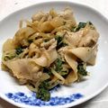 あゆまん's cooksnap of when they made 小松菜ともやしの豚肉オイマヨ炒め.