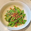 こうまさmam's cooksnap of when they made ☆さやえんどう☆の梅かつおチーズ和え.