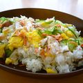 runa10's cooksnap of when they made 鯵の干物ちらし寿司.