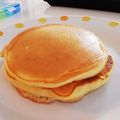 ハニイとムサシ's cooksnap of when they made ヨーグルト入りホットケーキ.