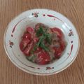 ポニーリボン's cooksnap of when they made おかか梅しそトマト納豆.