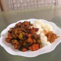 ゆるべジharu's cooksnap of when they made ひよこ豆のケチャップカレー炒め☆.