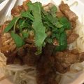 こはくック's cooksnap of when they made 青じそ香る♪豚こま肉の炒め物★モヤシ添え.