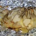 なめこおろし's cooksnap of when they made ベーコンでボリュームUP〜鮭のホイル焼き.