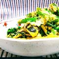 yangpa's cooksnap of when they made 菜の花としいたけの卵とじ☆.