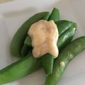 stitch_nao's cooksnap of when they made スナップえんどうと味噌マヨネーズ.