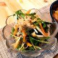ピザベア's cooksnap of when they made 楽うま☆大根と水菜のシャキうまツナサラダ.