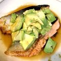 さとこま's cooksnap of when they made 秋鮭とアボカドで。和えるソースでマリネ風.