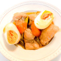 Yuriricco's cooksnap of when they made 鶏もも肉とゆで卵の煮物.