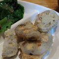 りかぼん８８'s cooksnap of when they made 鶏挽肉のれんこん挟み揚げ.