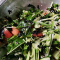 あちたんまん！'s cooksnap of when they made 簡単 トマトときゅうりの中華風サラダ.