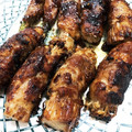 kotono♡'s cooksnap of when they made 焼肉のタレで簡単 豚バラdeネギ巻.