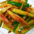バウンド's cooksnap of when they made みょうがときゅうりのピリ辛☆中華炒め.
