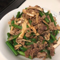 xoxo_michi's cooksnap of when they made にんにくの芽とエリンギの牛肉炒め.