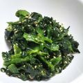片隅の豆粒's cooksnap of when they made 調味料ふたつ！ほうれん草の和風ナムル.