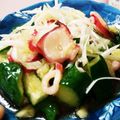 つぼみの's cooksnap of when they made タコときゅうりのピリ辛和え。おつまみにも.