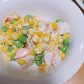 cranberry＊'s cooksnap of when they made 海老と枝豆のわさマヨサラダ.