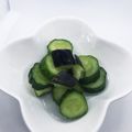 まこさんど's cooksnap of when they made きゅうりとなすの梅昆布茶の浅漬け☆.