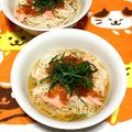 B_C_M's cooksnap of when they made ☆鮭といくらの親子素麺☆.