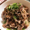 べクーべ's cooksnap of when they made 柚子こしょう消費 豚こま甘辛炒め.