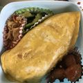 ＊chi〜ko＊'s cooksnap of when they made ☆オムライス弁当☆男バス息子へ.