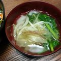 ☆さぶ☆☆'s cooksnap of when they made ■みょうが・玉ねぎ・ほうれん草のお味噌汁.