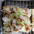 クックS2UTOG☆'s cooksnap of when they made からあげON♪チーズトースト.
