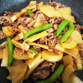 よっちゃん★☆★'s cooksnap of when they made 豚バラ肉とたけのこのオイスターソース炒め.