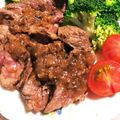 りゅうちゃんパパ★'s cooksnap of when they made オニオンソースのステーキ.