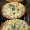 ameうめ's cooksnap of when they made コーンマヨパン☆コーンロール☆HB使用.