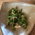 リリィ３１'s cooksnap of when they made ピーマンとちりめんじゃこの炒め物.