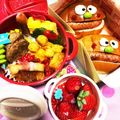 ♡ティアラ♡'s cooksnap of when they made 簡単！かわいい！バターロールでキャラ弁☆.