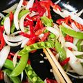 sa☆ku☆ra's cooksnap of when they made ♡スナップえんどうの挽肉炒め♡.