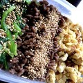 misagako's cooksnap of when they made 豚そぼろと炒り卵とほうれん草のそぼろ弁当.