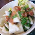 ♡るちあ♡'s cooksnap of when they made 梅干しイタリアンドレッシングのかぶサラダ.