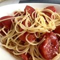 appleeyes's cooksnap of when they made 簡単☆完熟トマトのスパゲッティー.