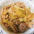 にゃんこ7's cooksnap of when they made 豚バラ肉と白菜の生姜焼き.