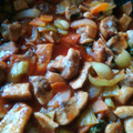 momoazeru's cooksnap of when they made めかじきのアラと青梗菜で酢豚風.