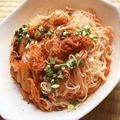 ｓｉｏ's cooksnap of when they made キムチそうめん.