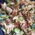 つんたま's cooksnap of when they made 鶏もも肉とえのき茸のガリバタ醤油.