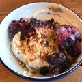 もぐもぐゆみこ's cooksnap of when they made おからバナナとブルーベリーの1分スイーツ.