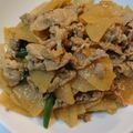 びっくぽんた's cooksnap of when they made 大根と豚バラ肉の味噌オイスター炒め.