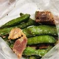＊ｎｏａ＊”'s cooksnap of when they made ベーコンとスナップエンドウのバタ醤油炒め.