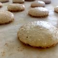 mmk030's cooksnap of when they made ココナッツでピエありマカロン.