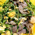 67luna's cooksnap of when they made 豆苗と豚肉の玉子炒め♪.