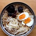 caruga's cooksnap of when they made 麺の力で具沢山もやしラーメン.