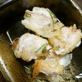 ひろみつばち's cooksnap of when they made さわらの白子の天ぷら.