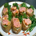 まつぅお's cooksnap of when they made ひな祭りのお弁当に✿お花畑稲荷寿司.