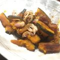ふじこ245's cooksnap of when they made 豚肉かぼちゃのにんにく炒め✿隠し味は酢！.
